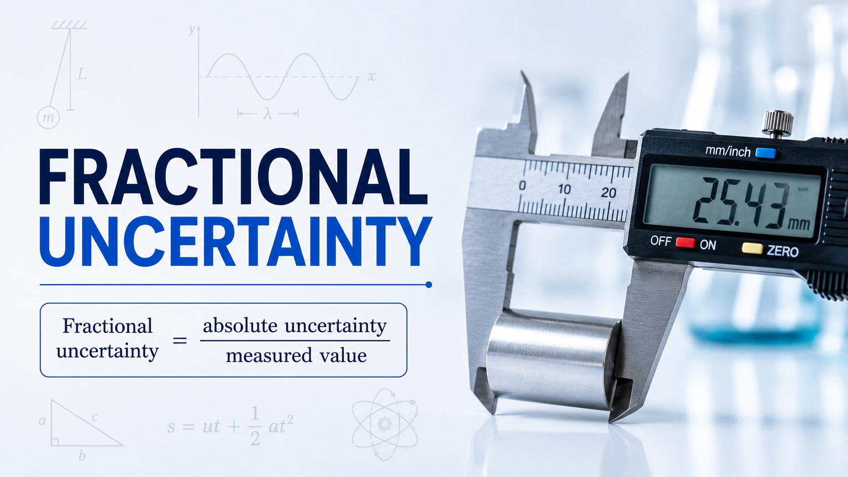 Fractional Uncertainty in Physics