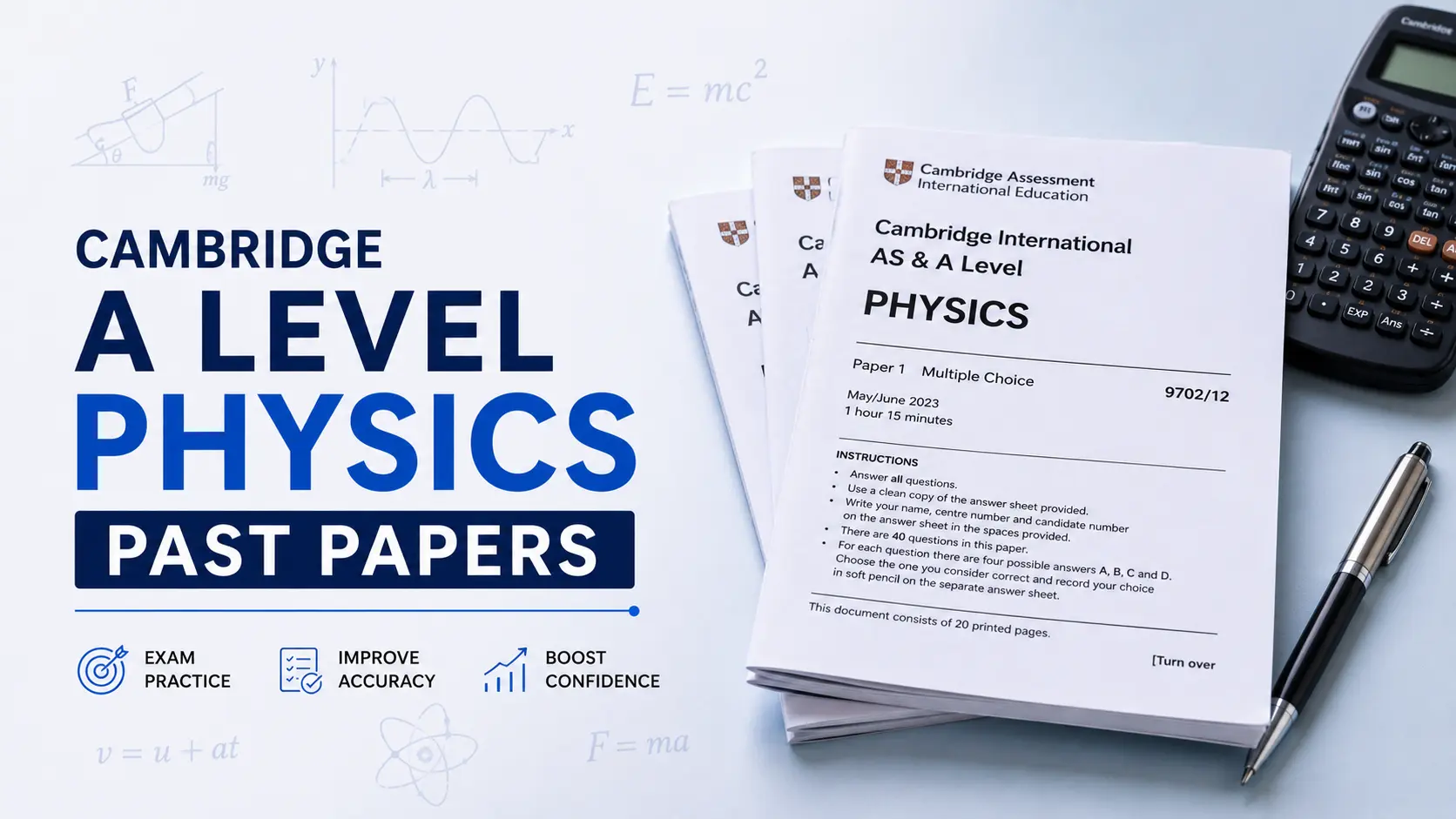Cambridge A Level Physics Past Papers