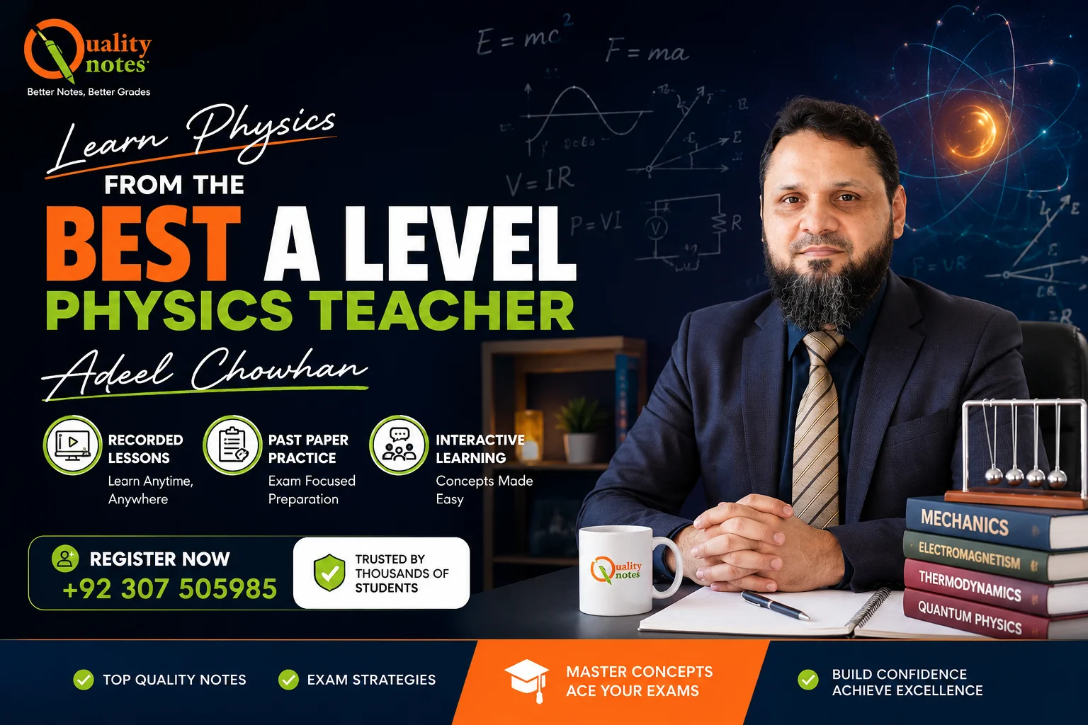 Adeel Chowhan and Quality Notes Adeel Chowhan and Quality Notes Adeel Chowhan is the Best A Level Physics Teacher